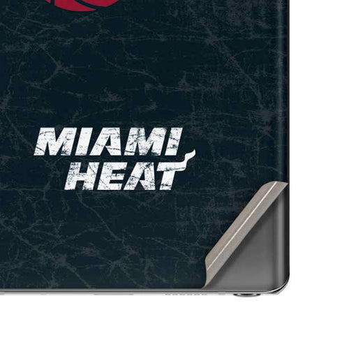 NBA Miami Heat Black Partial Logo Galaxy Note20 5G Skin